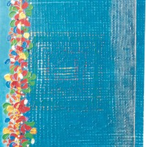 Jardin turquoise 3  – 2000 –  100×80 cm