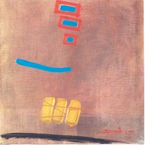 Paysage espagnol II  2000  – 40×40 cm -