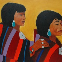 Jeunes femmes tibétaines  2005  – 100×140 cm -