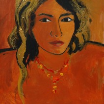 Femme au collier  2006  -120×80 cm -