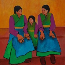 Conversation  2008  -120×100 cm -