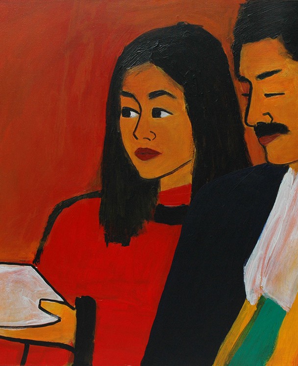 Cérémonie de mariage  2005  – 100×120 cm -