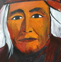 Indien Hopi, chef du clan du Soleil  2007  – 120×80 -