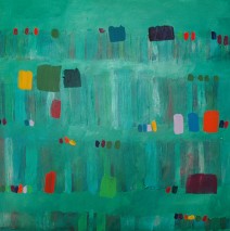 Paradis vert  2013   100×100 cm