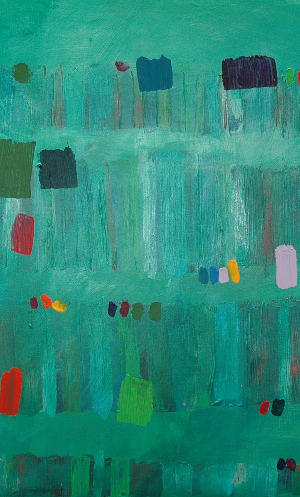 Paradis vert  2013   100×100 cm