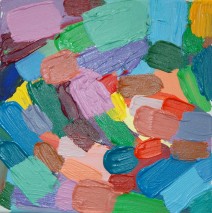 Les galets de la plage 2013   30×30 cm