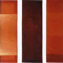 Coucher du soleil à Ibiza  2002  – triptyque 3x  – 180×58 -